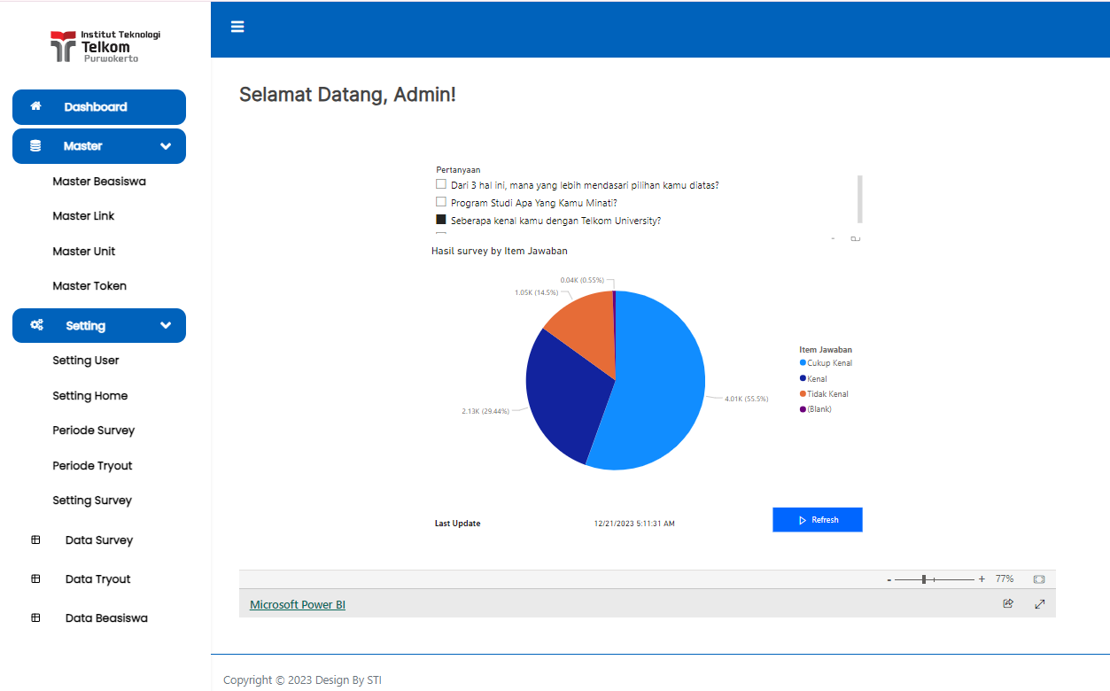 Alina (linktree alike for new student candidate)